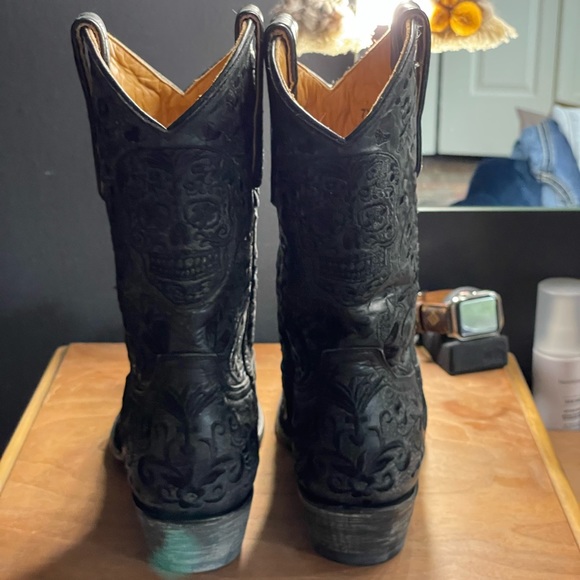 Old Gringo Klak Boots Brand New Black Sugarskull - Picture 5 of 10